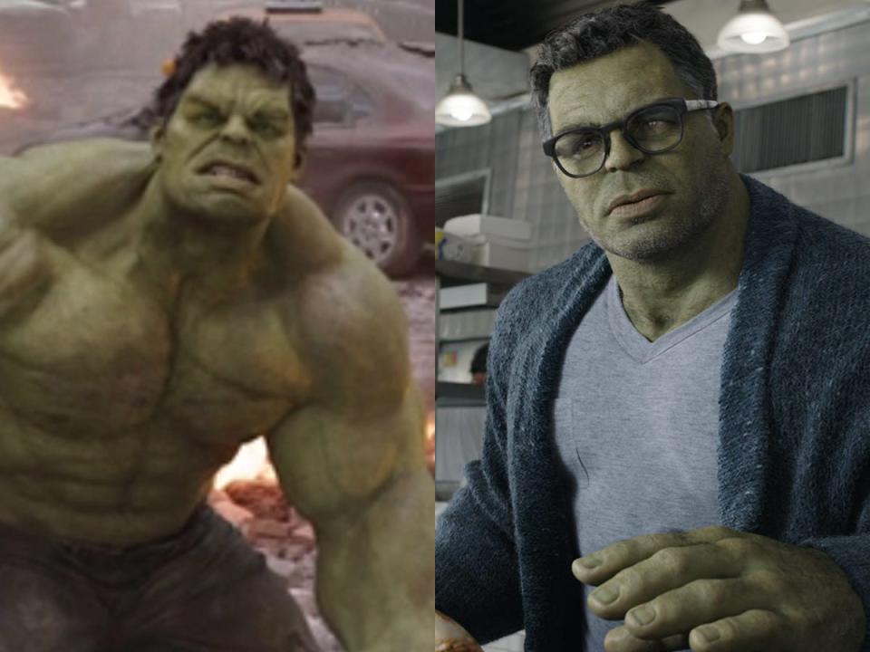 hulk then and now