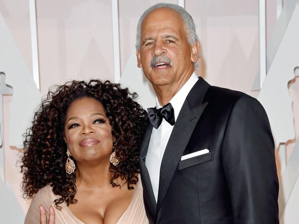 Oprah Winfrey and Stedman Graham.