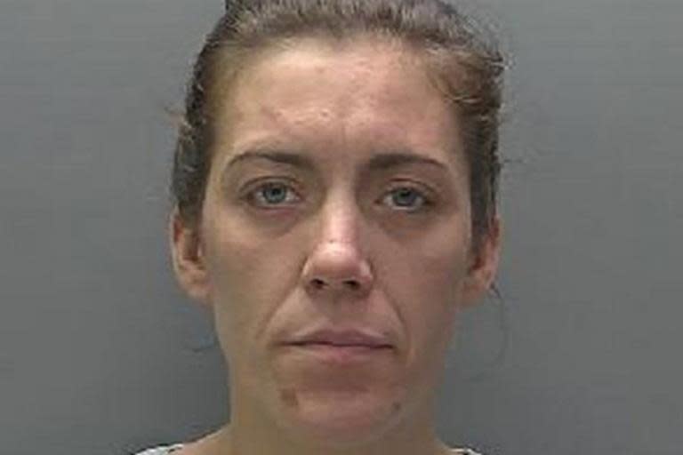 Jailed: Woman who broke Tesco worker's back in supermarket getaway crash