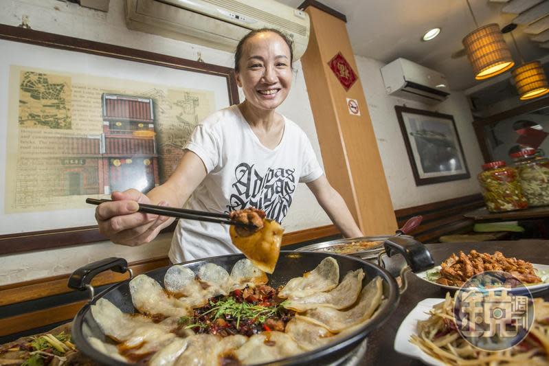 「徐淮人家」老闆程敏開餐廳前，曾在徐州開咖啡館，賺到人生第一桶金。