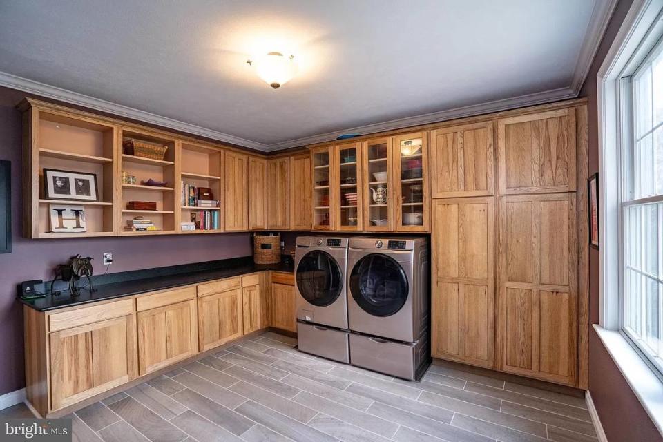 A view inside the main-level laundry room of the home at 192 Blackberry Hill in Port Matilda. Photo shared with permission from the home’s listing agent, Jason Krout of Keystone Real Estate Group, LP.