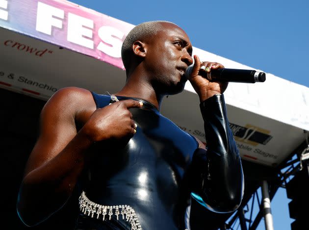 Vincint on stage at Pride in Washington DC (Photo: Paul Morigi via Getty Images)