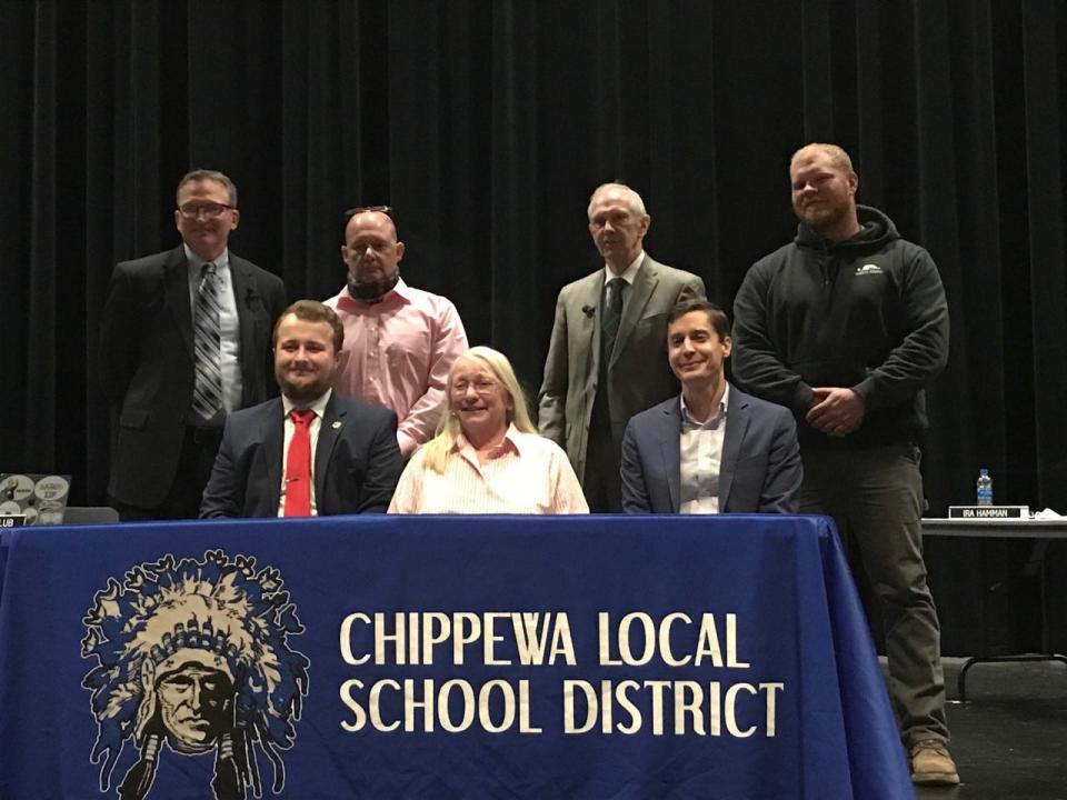 The Chippewa Local Schools Board of Education on Jan. 10. 2022.