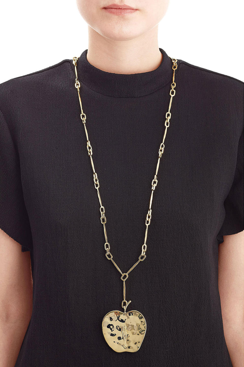 Aurélie Bidermann Yellow Gold-Plated Apple Necklace