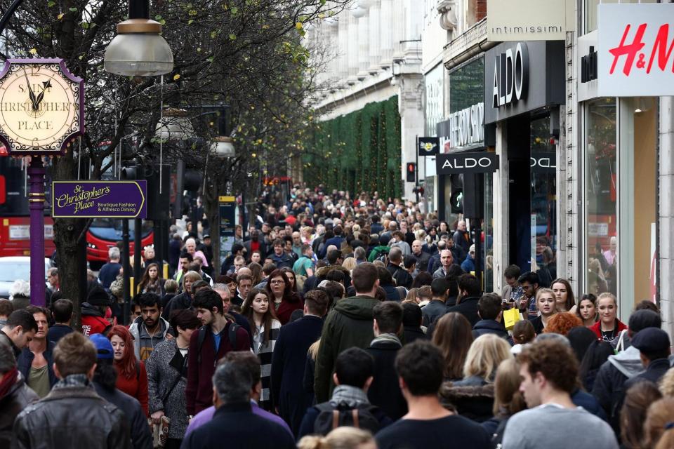 Oxford Street: The capital's busiest shopping spot: Getty Images