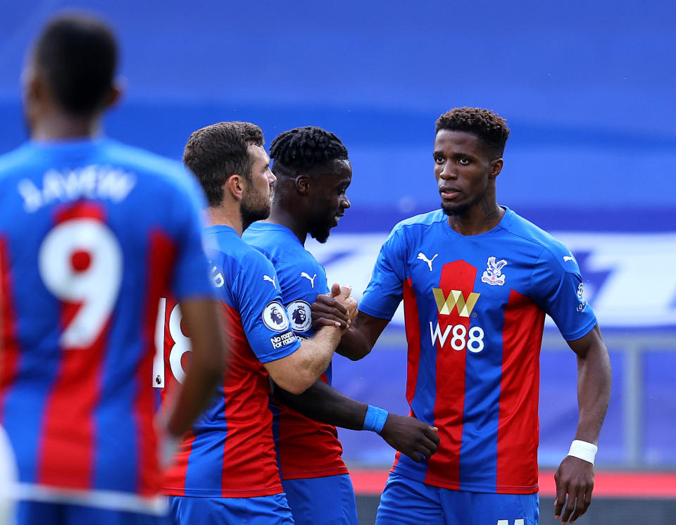 Wilfried Zaha scored in Crystal Palace’s win over Southampton on the opening dayGetty Images