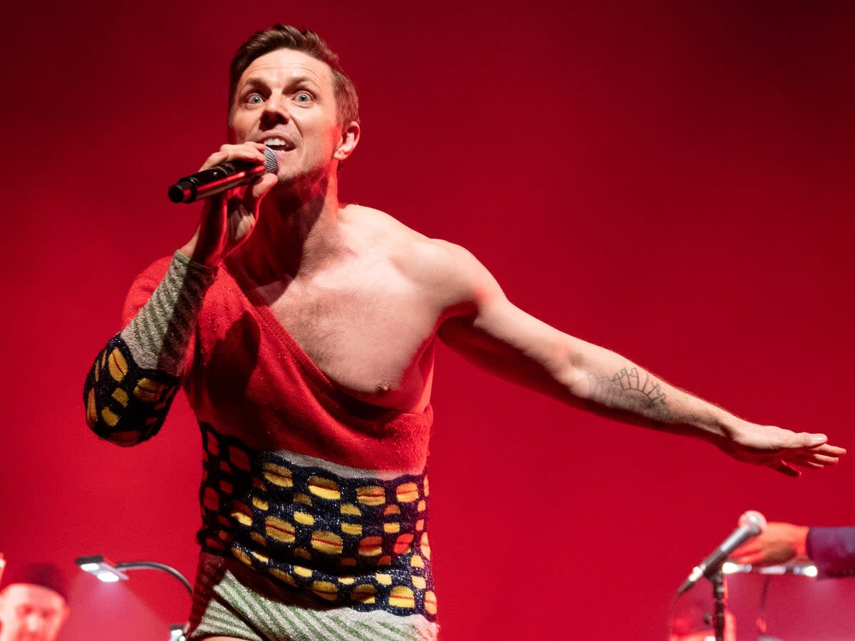 Jake Shears is every inch the glam-pop starman  (Pete Woodhead)