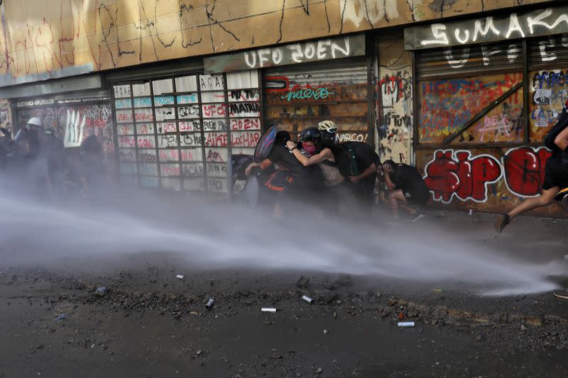 Protest against Chile's government in Santiago