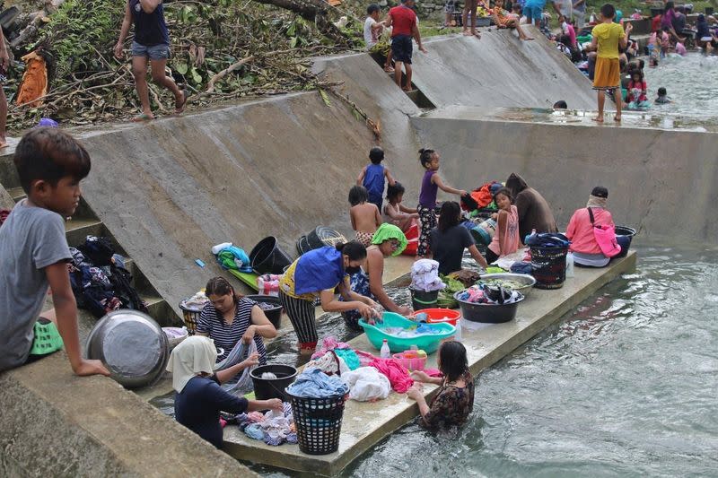 Typhoon Rai aftermath in the Philippines