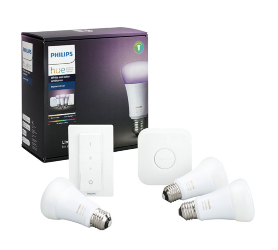 Philips Hue A19 Smart Light Starter Kit w/ Hub & Dimmer (Photo via Best Buy Canada)