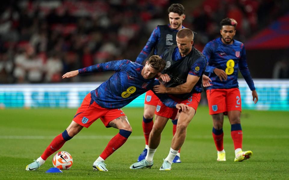 England's Eric Dier and John Stones  - PA