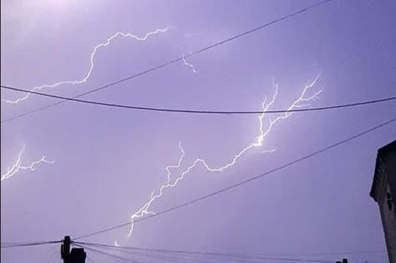 Thunder and lightning over Penkhull (stock image) -Credit:Callan Chevin