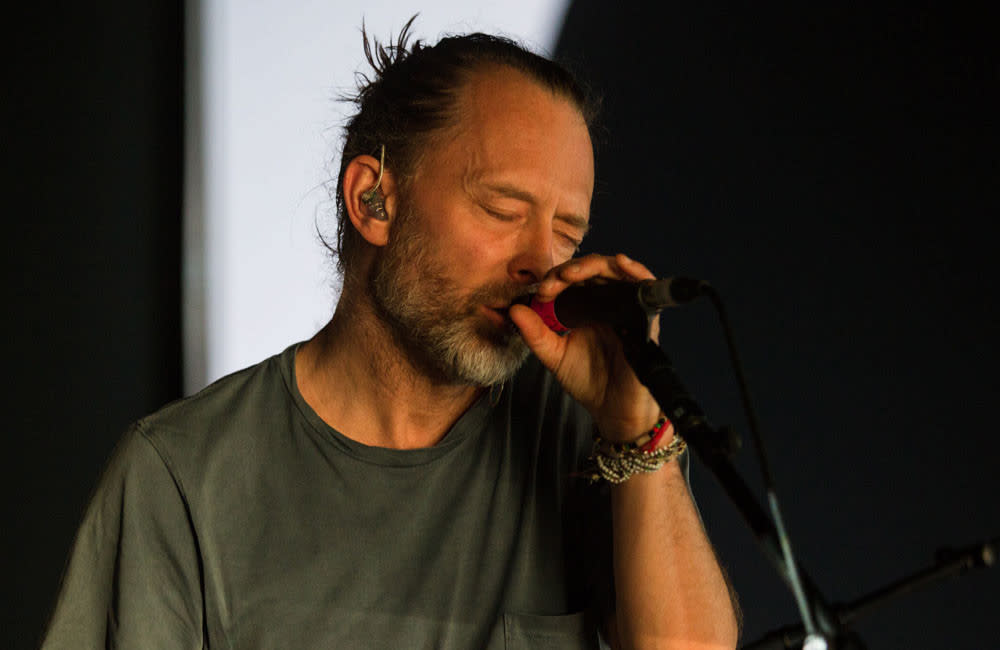 Thom Yorke has been working hard on their new album credit:Bang Showbiz