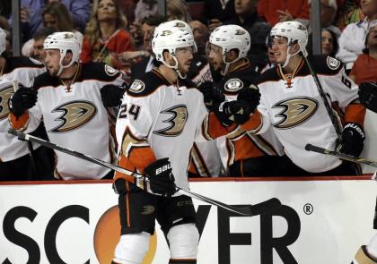 Simon Despres' first career NHL playoff goal turned about to be the winner in Game 3. (AP)