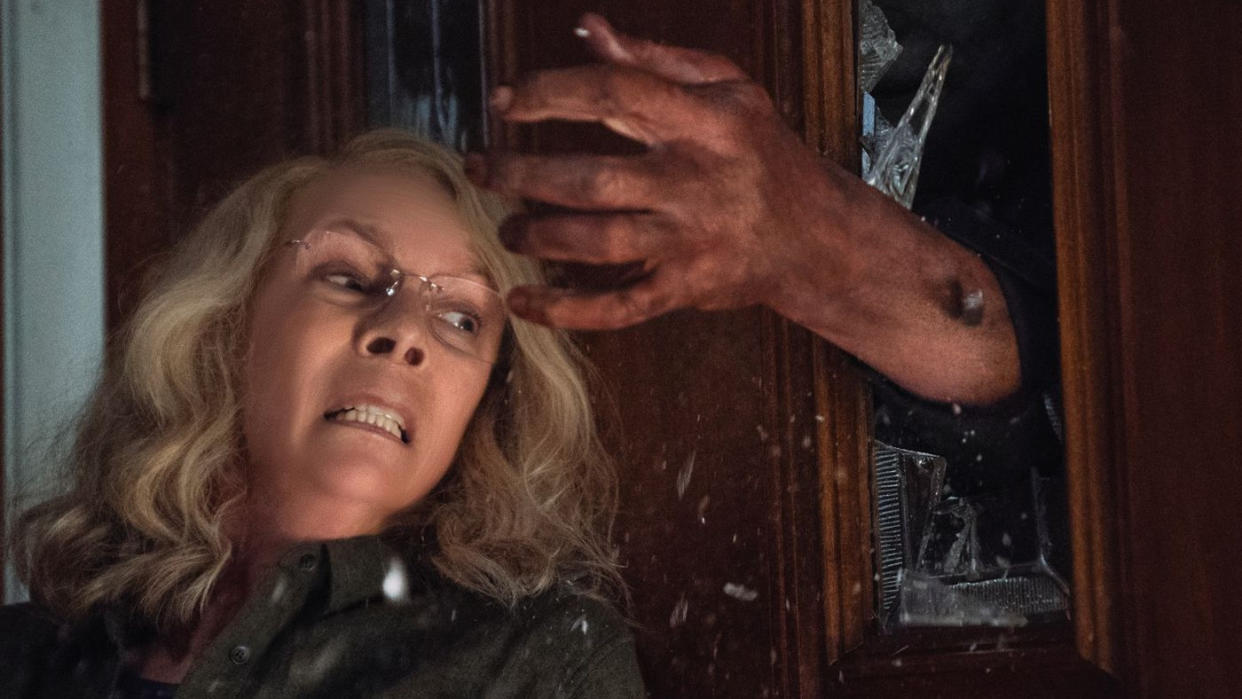 Jamie Lee Curtis returned as Laurie Strode in the 2018 reboot of 'Halloween'. (Credit: Universal)