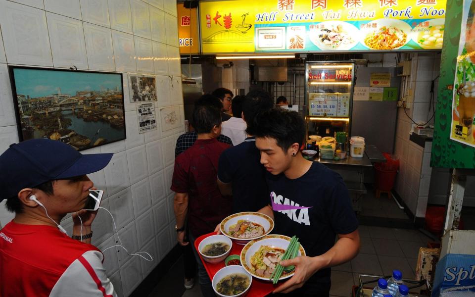 In Singapore, Hill Street Tai Hwa Pork Noodle boasts a Michelin star