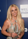 <p>Britney Spears llegó así a la gala de los Premios GLAAD, pero sus fans criticaron su ajustadísimo vestido y le vieron el rostro cansado y muy envejecida. Y muchos hasta repararon en sus piernas/Getty Images </p>