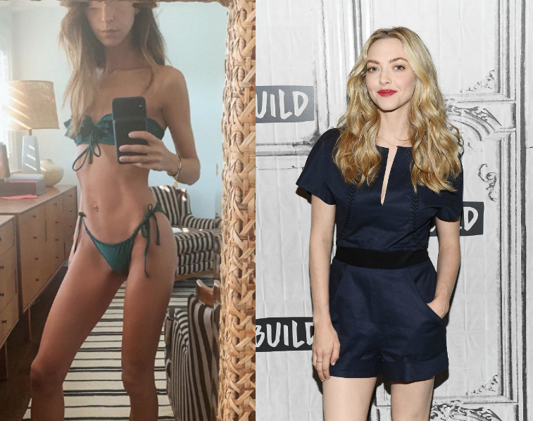 Influencerin Arielle Charnas postete ein Foto ihres After-Baby-Bodys. Amanda Seyfried kritisierte sie dafür und schlägt jetzt zurück. (Foto: Instagram/Getty Images)