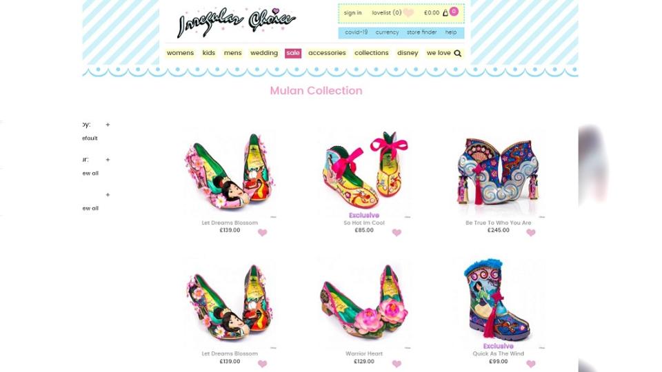 （圖／翻攝自「Irregular Choice」官方網站）