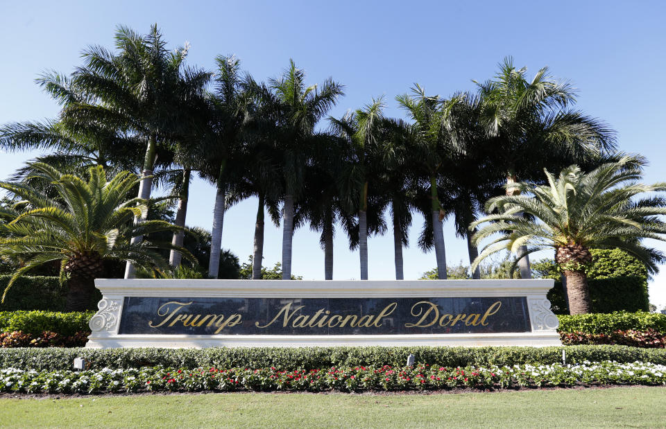 The president tried to get the U.S. government to host the G-7 summit at his Trump National Doral resort before changing his mind. (Photo: ASSOCIATED PRESS)