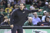 Baylor head coach Scott Drew directs a play against Tarleton State in the second half of an NCAA college basketball game, Tuesday, Dec. 6, 2022, in Waco, Texas. (AP Photo, Rod Aydelotte)