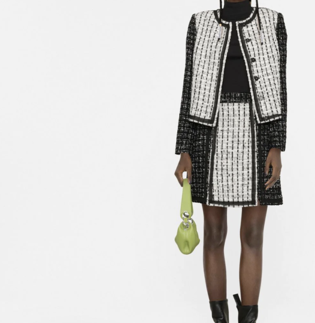 [Underpress] Chanel-Inspired Tweed Top and Skirt Set