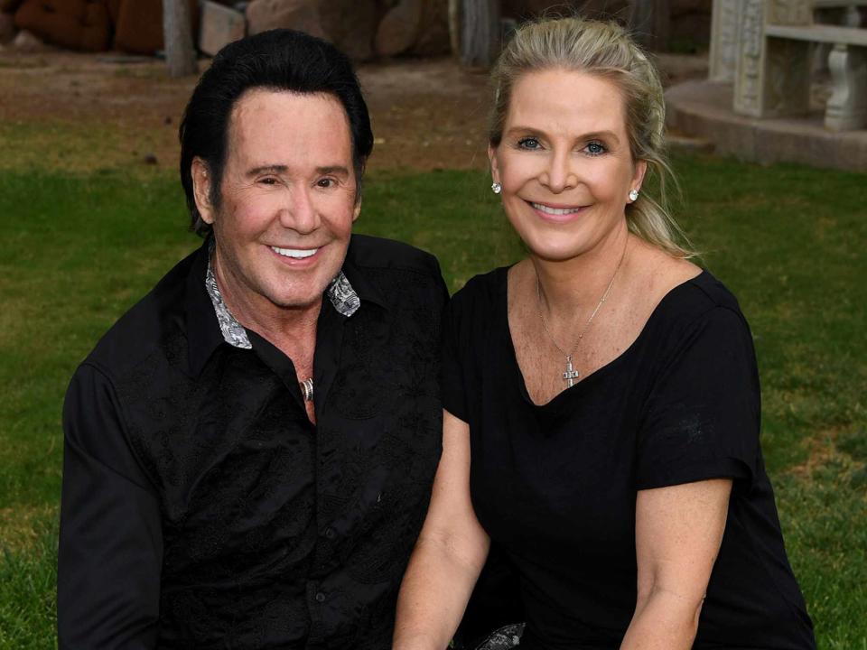 <p>Denise Truscello/WireImage</p> Wayne Newton (L) and Kathleen Newton (R) portrait session at their home on May 22, 2020