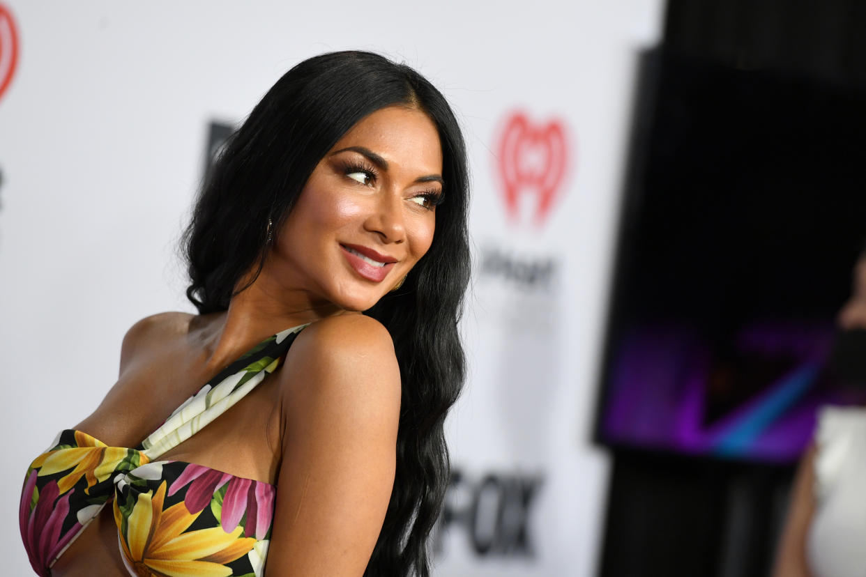 Nicole Scherzinger is taking in the Pacific Ocean air.  (Photo by JC Olivera/Getty Images for iHeartRadio)