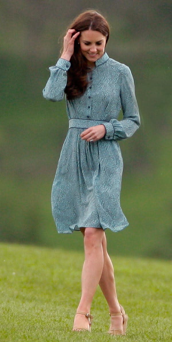 Kate Middleton’s Spring Style: Polo Match Pretty In $319 Dress