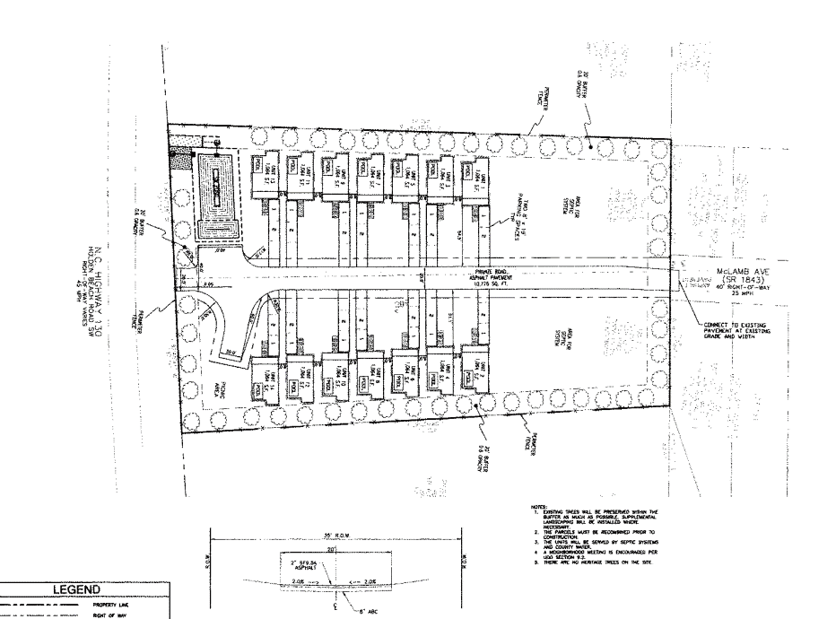 Salty Peanut Villas looks to bring 14 single-family units, each with a pool, to 2.61 acres of land off Holden Beach Road.