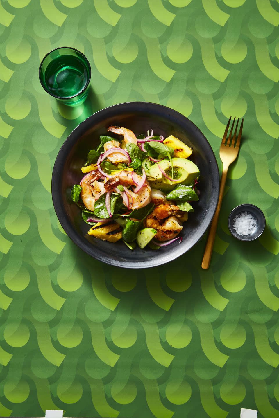 Charred Shrimp and Avocado Salad