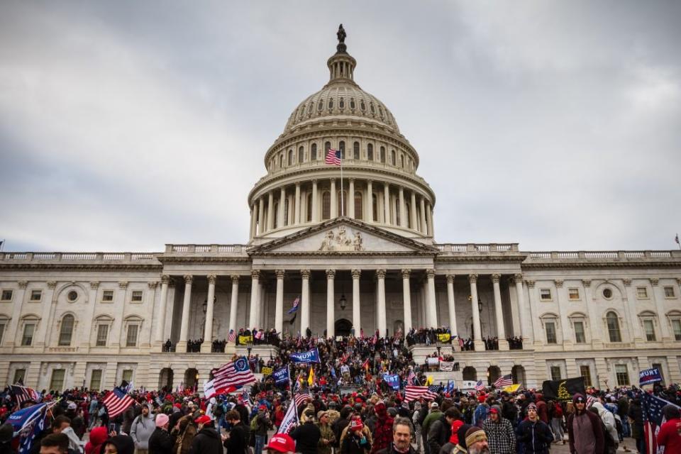 Trump Supporters Hold "Stop The Steal" Rally In DC Amid Ratification Of Presidential Election