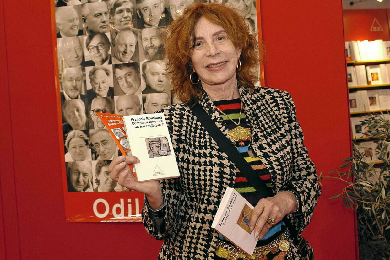 Madeleine Chapsal, à l'occasion du 25e Salon du livre, à Paris, le 18 mars 2005.  - Credit:Baltel - Sipa