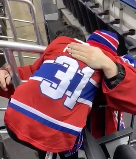 People praise hockey player, Carey Price, for heartwarming moment with a fan. (Photo: Facebook)