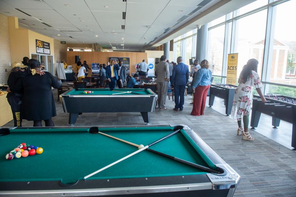 The new recreation facility at ASU also has pool tables, foosball, ping pong and other non-video game fun for students.