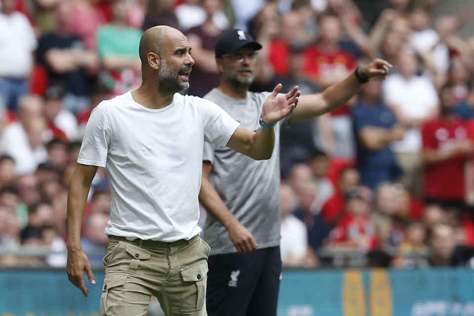 Pep Guardiola said there is very little difference between Manchester City and Liverpool. (Credit: Getty Images)