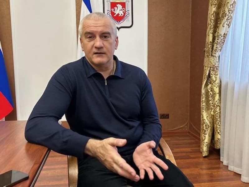 Crimea's Moscow-appointed Governor Sergei Aksyonov, who is officially known as the head of the republic and is wanted by Kiev as a traitor, is satisfied with what has been achieved under his rule. Ulf Mauder/dpa