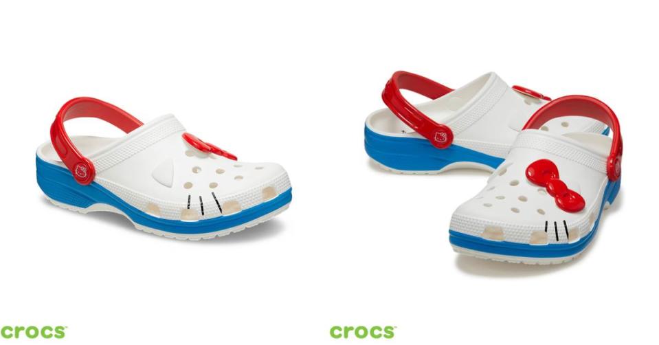 CROCS x HELLO KITTY聯名經典克駱格，NT$2,380圖片來源：CROCS官網