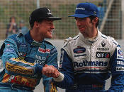 After a ding-dong battle with Damon Hill during the 1994 season, Schumacher claimed his first world championship after a controversial final race in Adelaide. The German led the world title standings by a single point heading into the final race of the season and the drama was amplified when the two drivers collided midway through the race. Both were forced to retire and Schumacher won the world title, but many F1 insiders blamed the German for the incident.