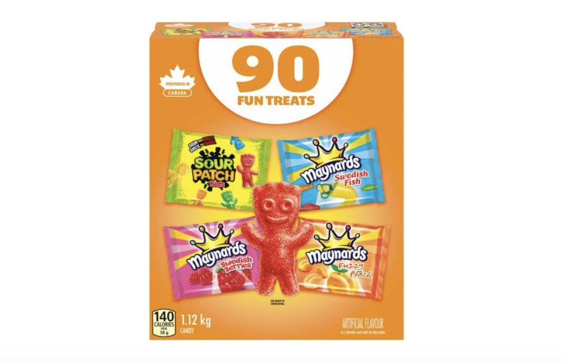 Maynards Assorted Gummy Candy (Pack of 90) (Photo via Amazon)