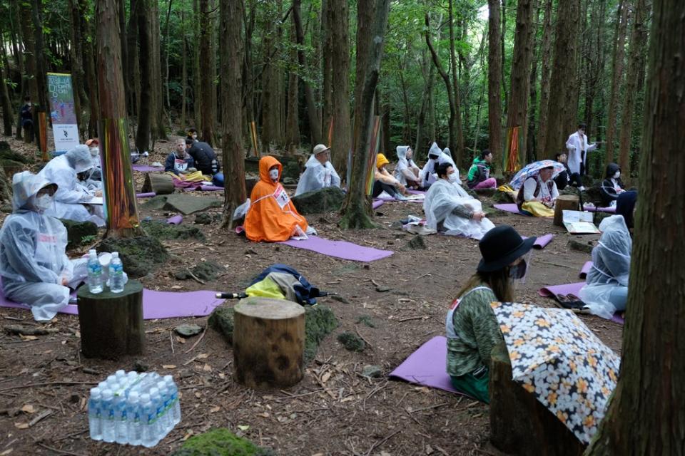 The annual Space Out Competition in a forest on Jeju island, South Korea (The Washington Post)