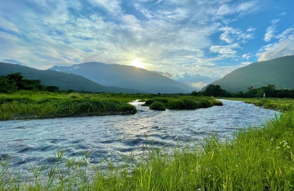 台灣河流上中下游分由不同部會治理。圖為花蓮木瓜溪。資料照。圖片來源：九河局提供