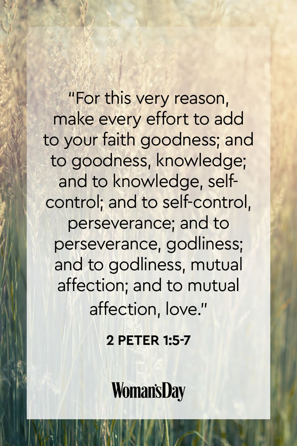 2 Peter 1:5-7