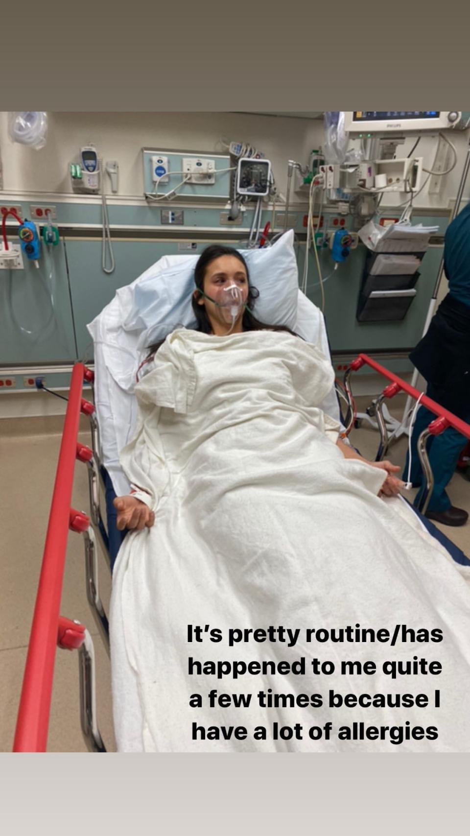 Dobrev, 30, assured Instagram followers that the incident was "pretty routine." (Photo: Instagram)
