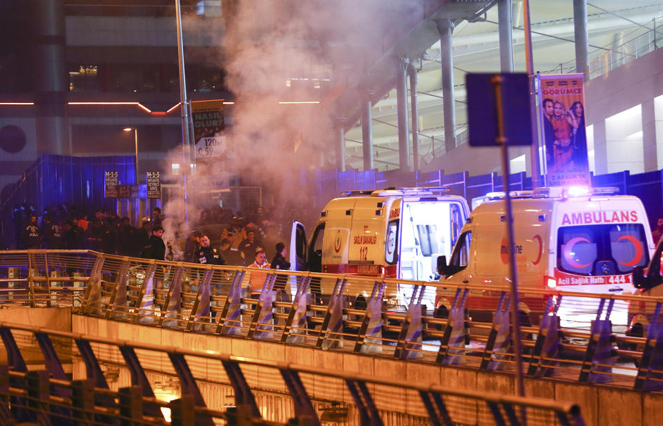 Explosion outside soccer stadium in Istanbul