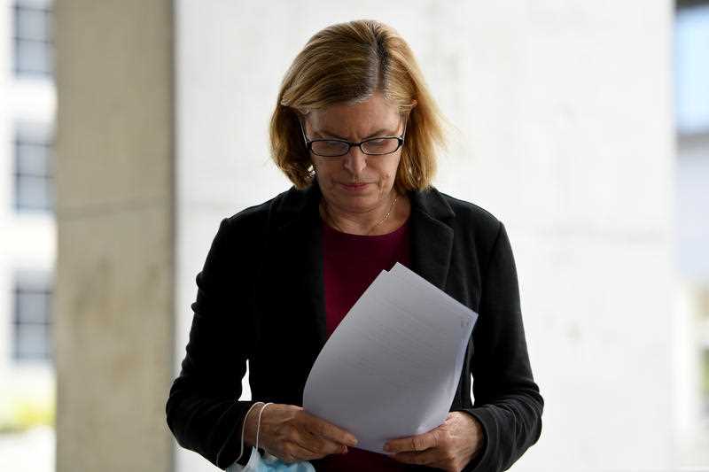 NSW Chief Health Officer Dr Kerry Chant during a press conference in Sydney.