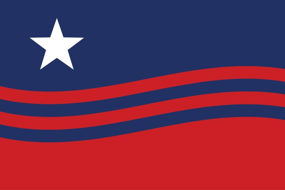 Columbia's official city flag, designed by Bryson Leach, was inspired by many themes, including leadership, unity, history, diversity, the Tennessee flag and The Duck River.