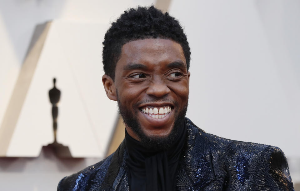 Chadwick Boseman bei der Verleihung der Oscars im vergangenen Jahr. (Bild: REUTERS/Mario Anzuoni)