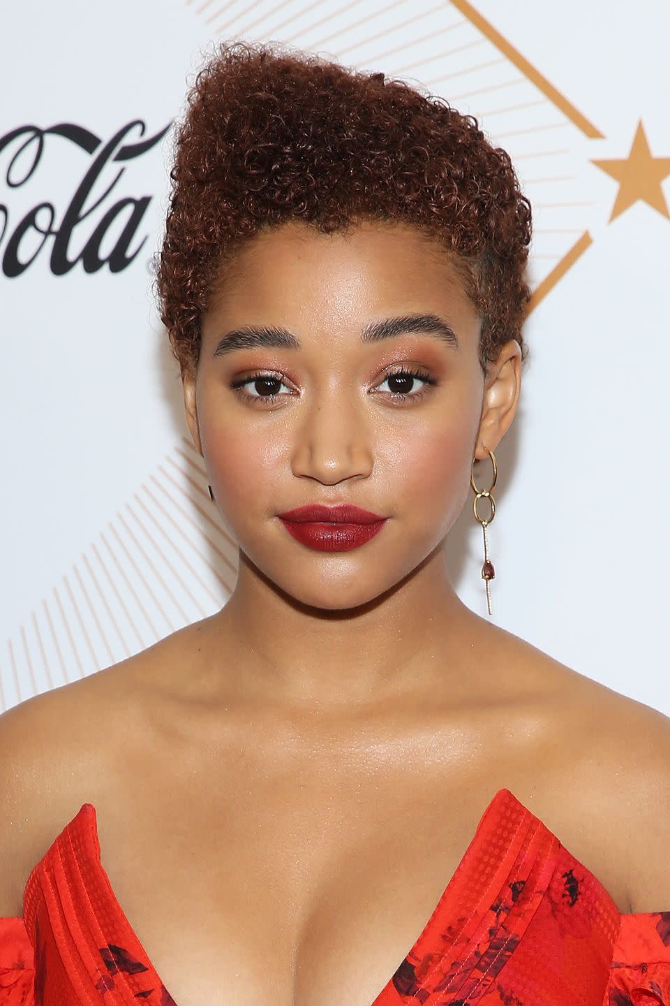 <p>Allow your hairstyle to express yourself, like actress <strong>Amandla Stenberg</strong>. This <a href="https://www.goodhousekeeping.com/beauty/hair/g2441/red-hair-color-ideas/" rel="nofollow noopener" target="_blank" data-ylk="slk:auburn-tinted;elm:context_link;itc:0;sec:content-canvas" class="link ">auburn-tinted</a> asymmetrical flat top is totally unique, youthful and bold. </p>