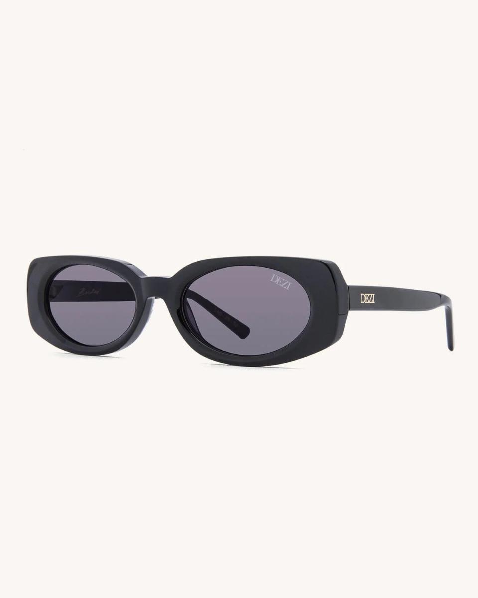 Dezi Booked 52mm Rectangular Sunglasses